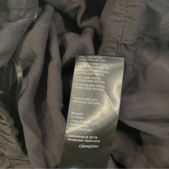 NWT Anthropologie Small Solid Black Sleeveless Deep-V Midi Dress Cut Out Back - Picture 8 of 8